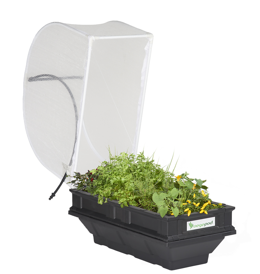 Vegepod Containergarten Klein mit VegeCover 0.5m x 1m - Vegepod Germany